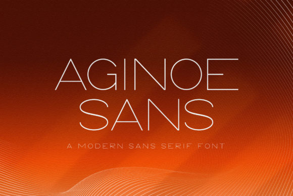 Aginoe Sans: A Modern Typeface for Editorial Design