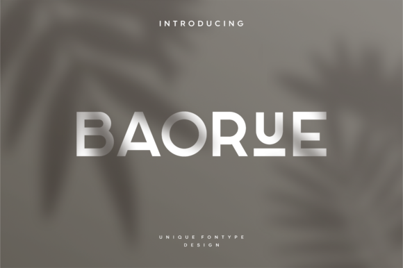 Baorue: A Bold Sans Serif Font