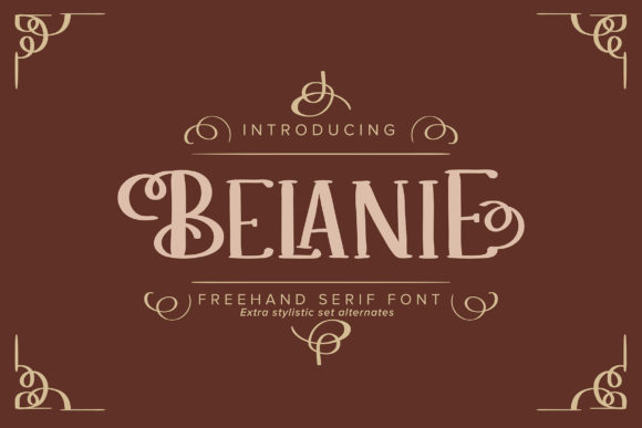 Belanie: A Bold Serif Font for Impactful Design