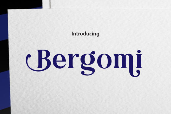 Bergomi: A Bold Serif for Branding