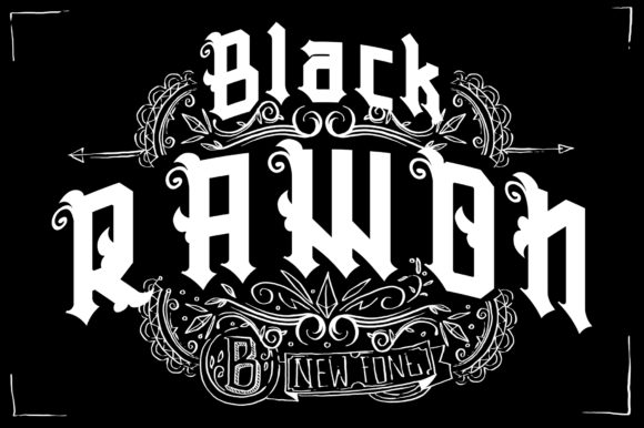 Black Rawon: A Bold Font for Business