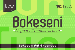 Bokeseni Expanded Fat: A Bold Sans Serif for Branding