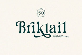 Briktail: A Bold Serif for Web Design