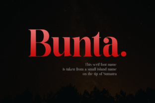 Bunta: A Bold Serif for Standout Design