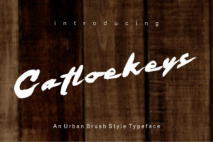 Catloekeys: A Bold Handwritten Font for Marketers
