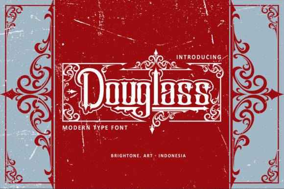 Douglass: A Bold Blackletter Font