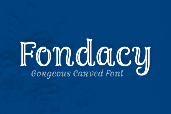Fondacy Carved: Bold Font for Branding