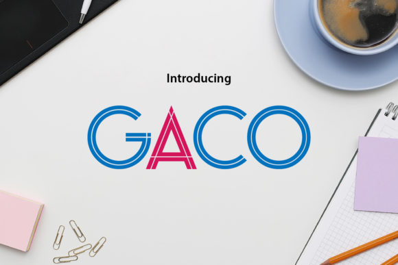 Gaco: A Bold Sans Serif Font