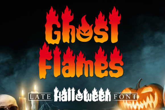 Ghost Flames Font for Web Design