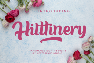 Hilttinery: A Handwritten Font for Editorial Elegance