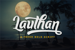 Lauthan: A Bold Handwritten Font