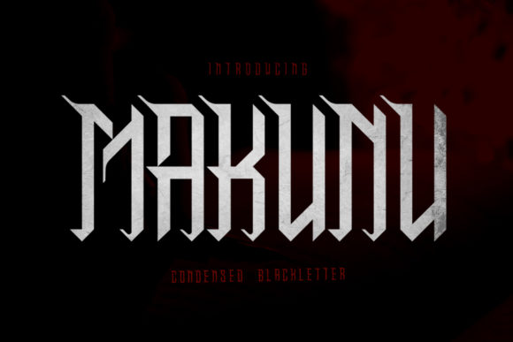 Makunu: A Bold Blackletter for Creative Projects