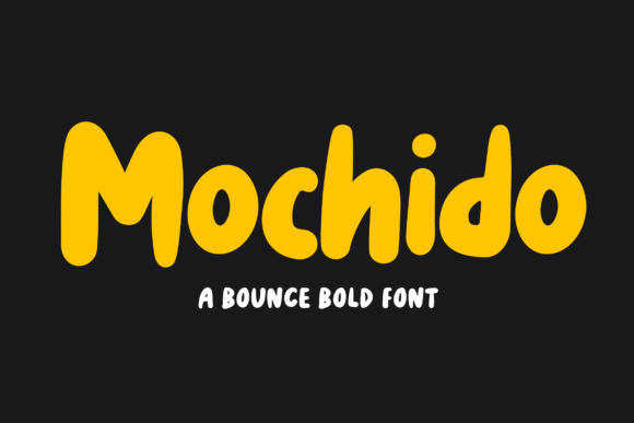 Mochido: A Bold Handwritten Font