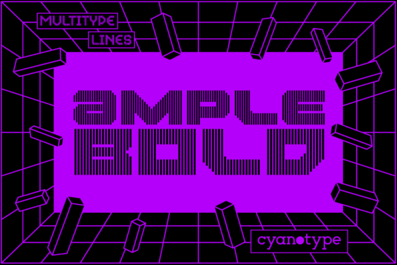 MultiType Lines Ample Bold: A Bold Typographic Statement
