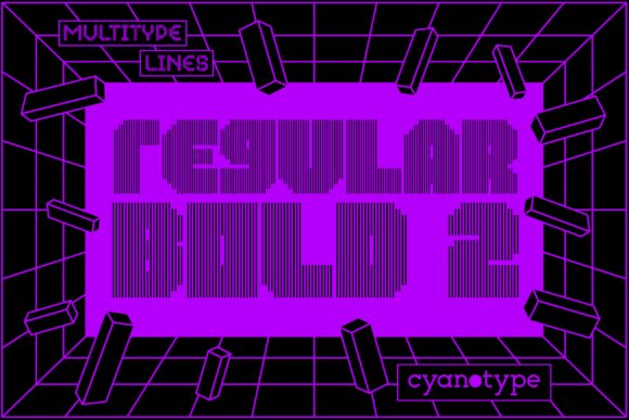 MultiType Lines Regular Bold 2 Font