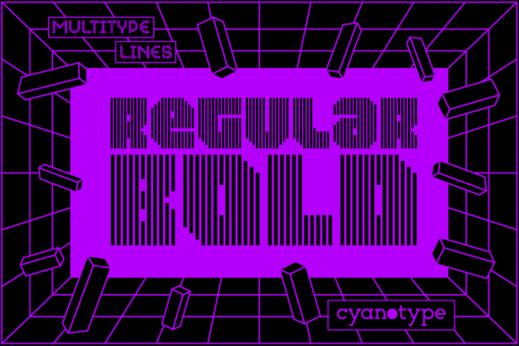 MultiType Lines Regular Bold: A Bold Design Statement