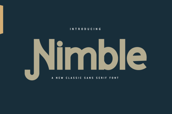 Nimble: A Bold Sans Serif for Campaigns