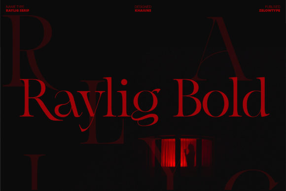 Raylig Bold: A Serif Font for Elegant Web Design