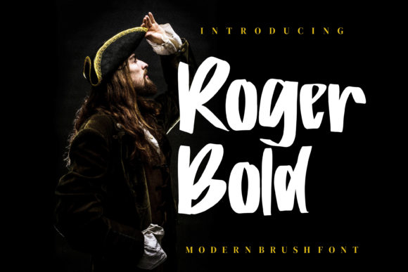 Roger Bold: A Handwritten Font for Creative Projects