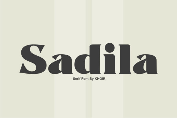 Sadila Font: Bold & Unique for Business Branding