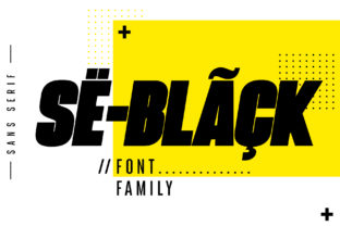 SeBlack: A Bold Sans Serif for Creative Design