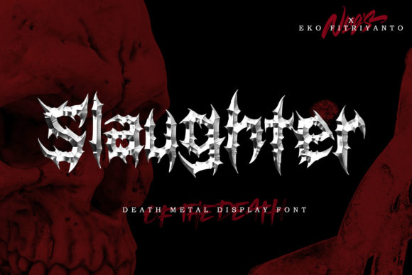 Slaughter Font: Bold Blackletter for Web Design