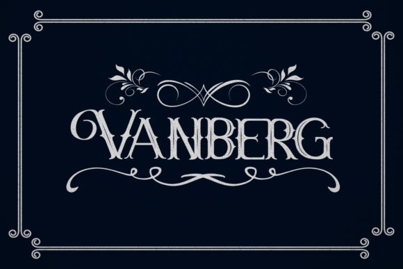 Vanberg: A Bold Font for Business