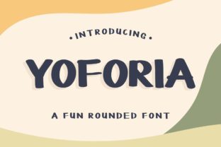 Yoforia: A Bold Handwritten Font